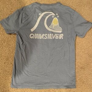 Quiksilver Men's Gray Surf Graphic Tee